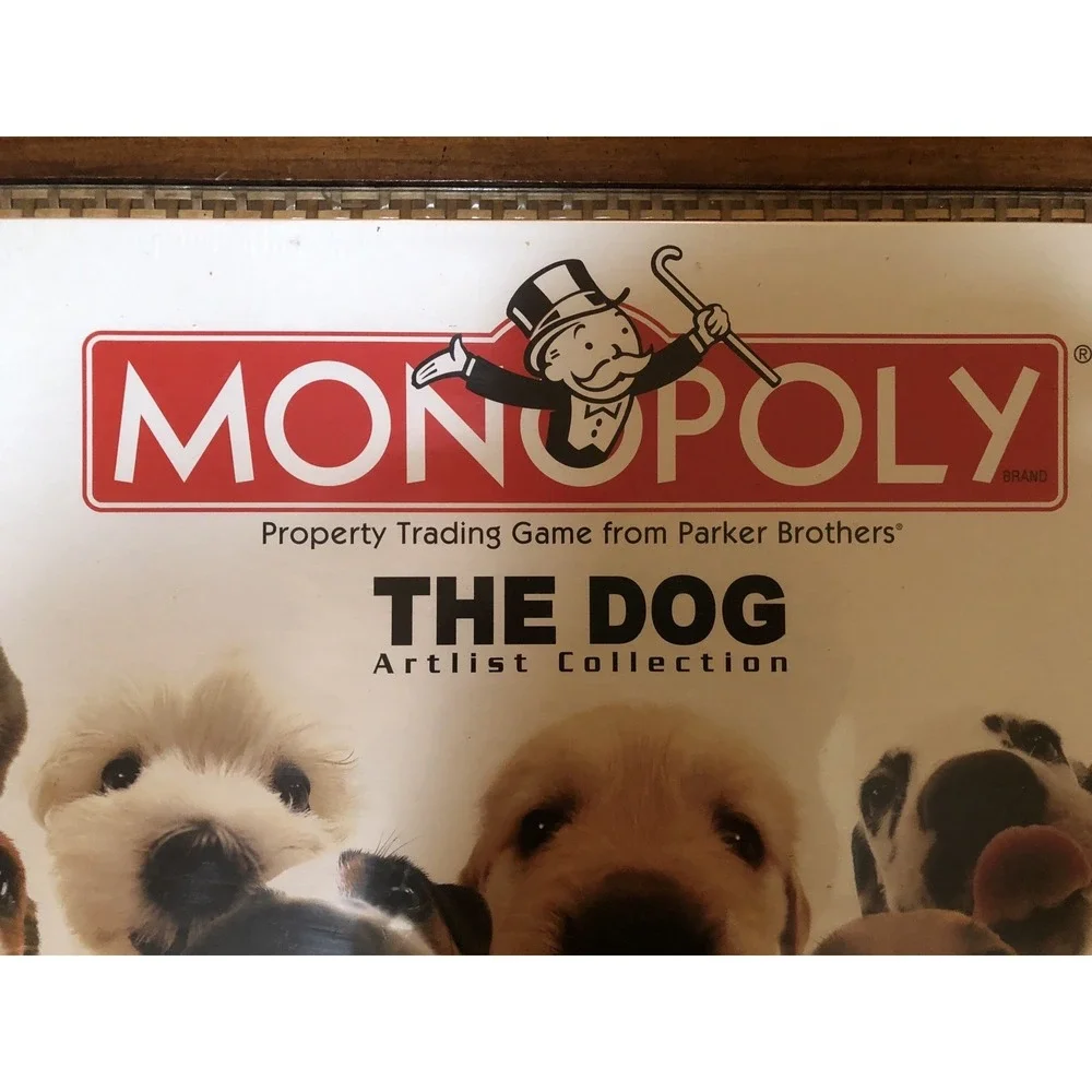 Monopoly The Dog Artlist Collection By Parker Brothers 2003 New Factory Sealed - Picture 2 of 11